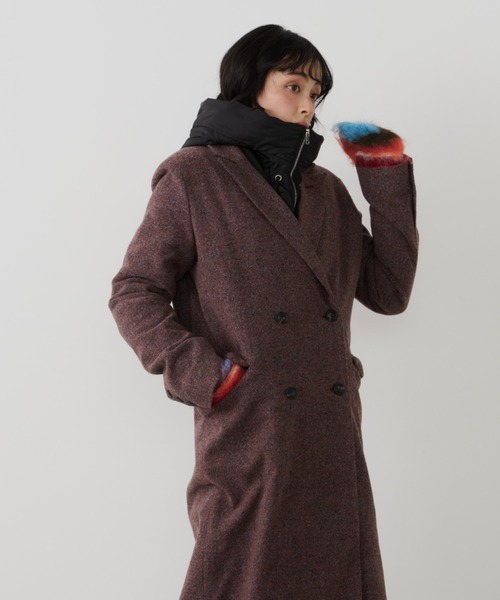 Unitage（ユニテージ）の「中綿フードウォーマー（ネックウォーマー/スヌード・レディース・ブラック・FREE）」の8枚目の写真