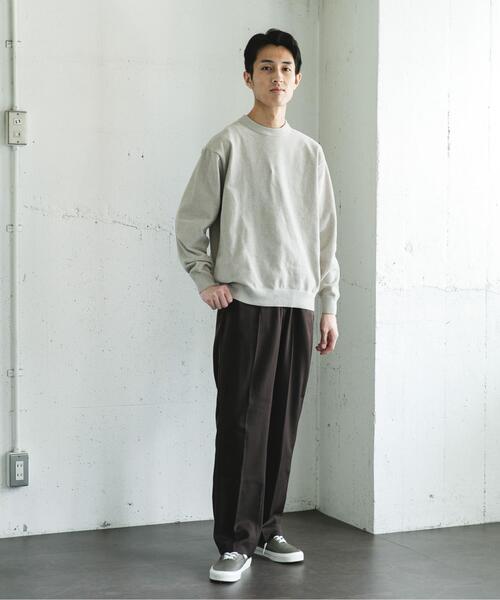 URBAN RESEARCH DOORS（アーバンリサーチドアーズ）の「モールニットプルオーバー（ニット/セーター・メンズ・チャコールグレー/グリーン/ライトベージュ・LARGE/MEDIUM）」の9枚目の写真