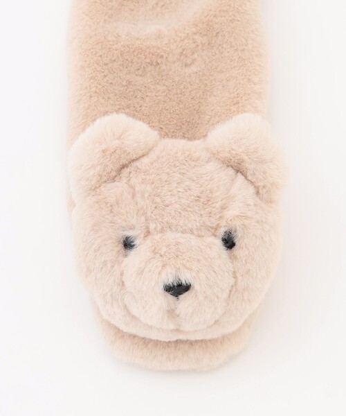 ANY（エニィ）の「アニマルマフラー（マフラー・キッズ・ピンク系/アイボリー系/ブラウン系・F）」の8枚目の写真