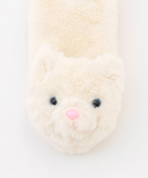 ANY（エニィ）の「アニマルマフラー（マフラー・キッズ・ピンク系/アイボリー系/ブラウン系・F）」の6枚目の写真