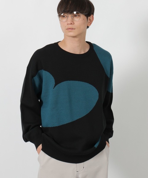 みえこ様専用バーバリーブルーレーベルハート柄 長袖セーター 2枚組