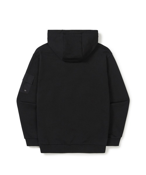Snow Peak（スノーピーク）の「SnowPeak / Land Pocket Hood T-Shirt ランドポケットフードTシャツ 海外限定（パーカー・メンズ・ライトベージュ/ブラック/カーキ・M/L/XL）」の7枚目の写真