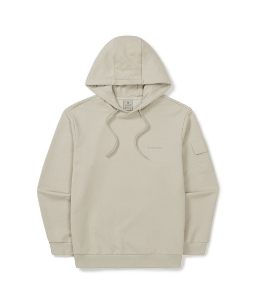 Snow Peak（スノーピーク）の「SnowPeak / Land Pocket Hood T-Shirt ランドポケットフードTシャツ 海外限定（パーカー・メンズ・ライトベージュ/ブラック/カーキ・M/L/XL）」の10枚目の写真