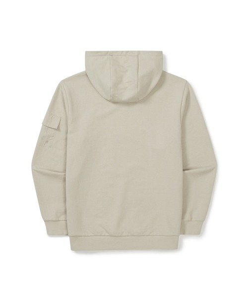 Snow Peak（スノーピーク）の「SnowPeak / Land Pocket Hood T-Shirt ランドポケットフードTシャツ 海外限定（パーカー・メンズ・ライトベージュ/ブラック/カーキ・M/L/XL）」の11枚目の写真