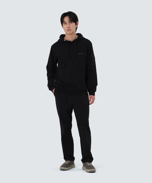 Snow Peak（スノーピーク）の「SnowPeak / Land Pocket Hood T-Shirt ランドポケットフードTシャツ 海外限定（パーカー・メンズ・ライトベージュ/ブラック/カーキ・M/L/XL）」の4枚目の写真