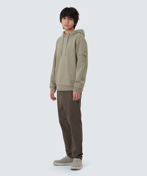 Snow Peak（スノーピーク）の「SnowPeak / Land Pocket Hood T-Shirt ランドポケットフードTシャツ 海外限定（パーカー・メンズ・ライトベージュ/ブラック/カーキ・M/L/XL）」の12枚目の写真