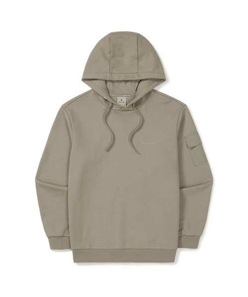 Snow Peak（スノーピーク）の「SnowPeak / Land Pocket Hood T-Shirt ランドポケットフードTシャツ 海外限定（パーカー・メンズ・ライトベージュ/ブラック/カーキ・M/L/XL）」の14枚目の写真