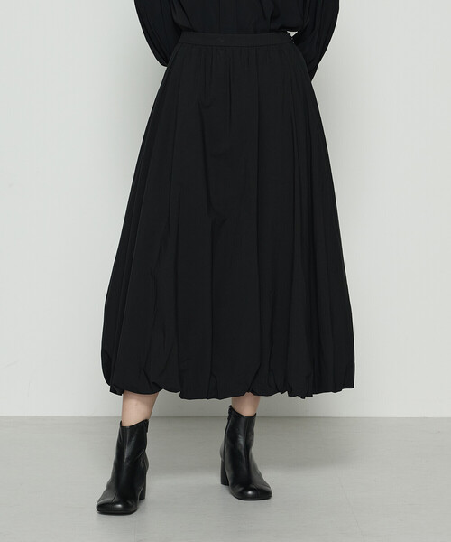 K.T KIYOKO TAKASE（キヨコタカセ）の「エアリータフタ バルーンスカート（スカート・レディース・ブラック/ベージュ/カーキ・11号/9号/7号）」の2枚目の写真