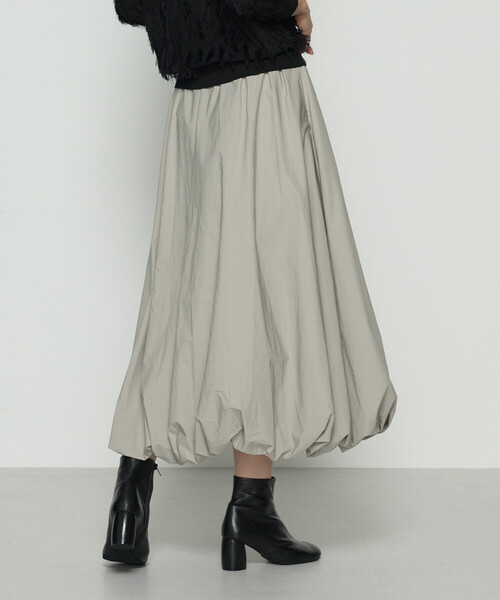 K.T KIYOKO TAKASE（キヨコタカセ）の「エアリータフタ バルーンスカート（スカート・レディース・ブラック/ベージュ/カーキ・11号/9号/7号）」の22枚目の写真