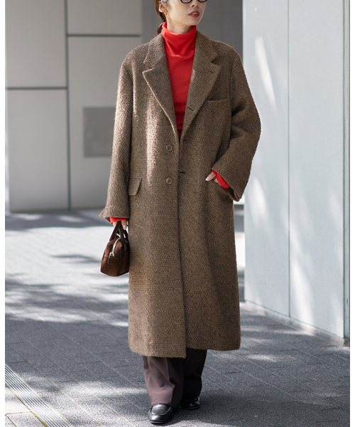 COUTURE D'ADAM/クチュールドアダム アルパカツイードコート（その他