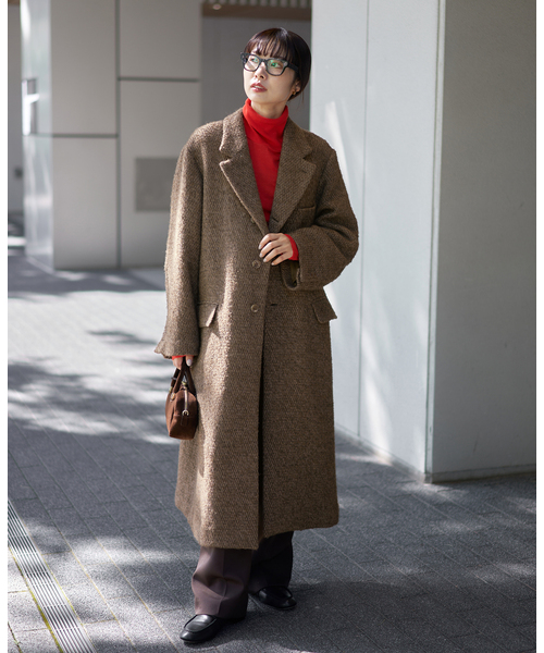 COUTURE D'ADAM/クチュールドアダム アルパカツイードコート（その他