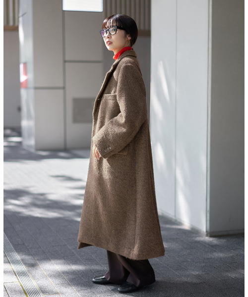 COUTURE D'ADAM/クチュールドアダム アルパカツイードコート（その他