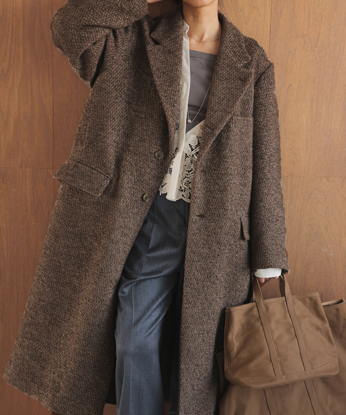 COUTURE D'ADAM/クチュールドアダム アルパカツイードコート（その他