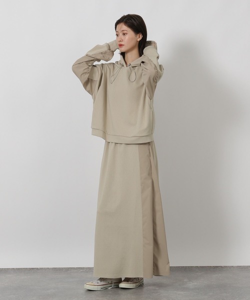 LAKOLE(ラコレ)の「布帛切替カットフレアスカート / 594616(スカート・レディース・サンドグレー/ネイビー/ブラック・FREE)」の16枚目の写真