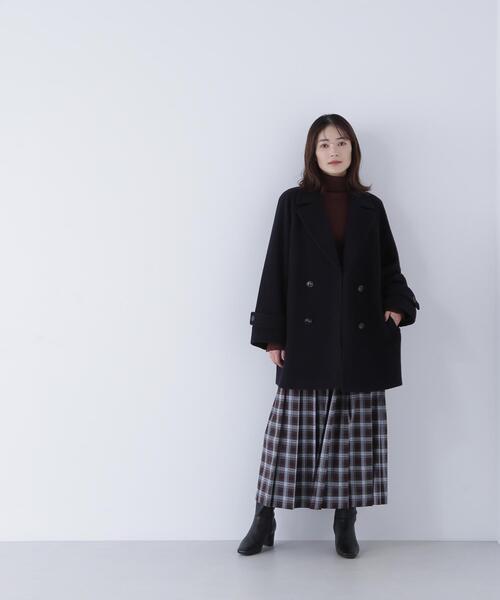 NATURAL BEAUTY BASIC(ナチュラルビューティーベーシック)の「◇【Oggi掲載】ベーシックタートルネックニット(ニット/セーター・レディース・ダークブラウン/レッド/ネイビー/ブルー・FREE)」の6枚目の写真