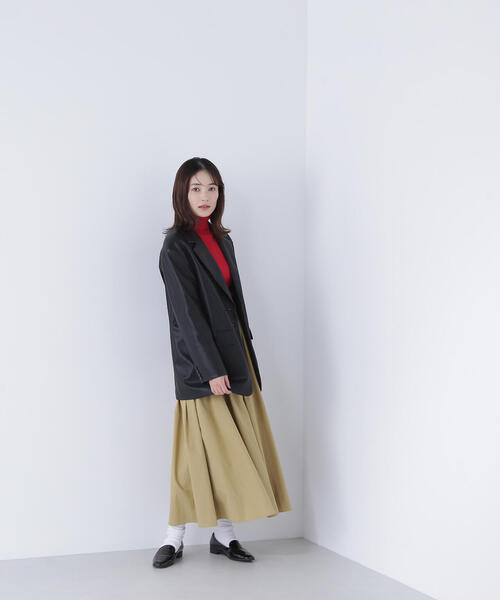 NATURAL BEAUTY BASIC（ナチュラルビューティーベーシック）の「◇【Oggi掲載】ベーシックタートルネックニット（ニット/セーター・レディース・ダークブラウン/レッド/ネイビー/ブルー・FREE）」の9枚目の写真