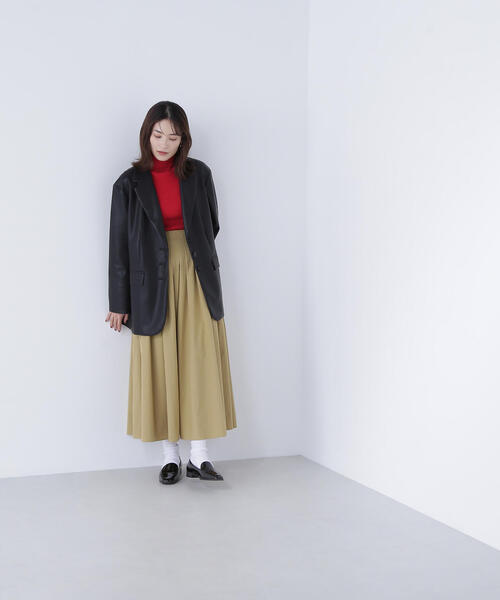 NATURAL BEAUTY BASIC（ナチュラルビューティーベーシック）の「◇【Oggi掲載】ベーシックタートルネックニット（ニット/セーター・レディース・ダークブラウン/レッド/ネイビー/ブルー・FREE）」の11枚目の写真