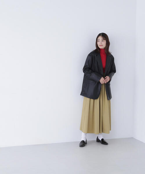 NATURAL BEAUTY BASIC（ナチュラルビューティーベーシック）の「◇【Oggi掲載】ベーシックタートルネックニット（ニット/セーター・レディース・ダークブラウン/レッド/ネイビー/ブルー・FREE）」の13枚目の写真