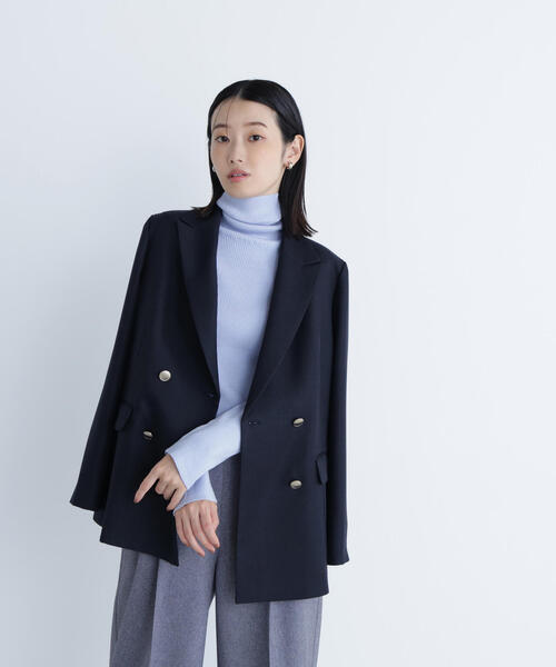 NATURAL BEAUTY BASIC（ナチュラルビューティーベーシック）の「◇【Oggi掲載】ベーシックタートルネックニット（ニット/セーター・レディース・ダークブラウン/レッド/ネイビー/ブルー・FREE）」の19枚目の写真