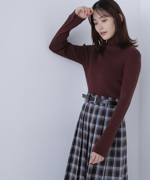 ◇【Oggi掲載】ベーシックタートルネックニット（ニット/セーター