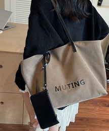 meJane | ポーチ付き ロゴキャンバストートバック(トートバッグ)