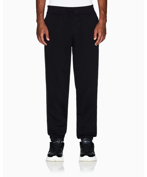 ARMANI EXCHANGE(アルマーニエクスチェンジ)の「【A|X アルマーニ エクスチェンジ】ロゴテープ スウェットジョガーパンツ(スウェットパンツ・メンズ・ブラック/セージグリーン・LARGE/MEDIUM/SMALL/X-LARGE/X-SMALL)」の1枚目の写真