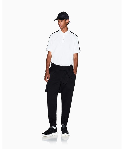 ARMANI EXCHANGE(アルマーニエクスチェンジ)の「【A|X アルマーニ エクスチェンジ】ロゴテープ スウェットジョガーパンツ(スウェットパンツ・メンズ・ブラック/セージグリーン・LARGE/MEDIUM/SMALL/X-LARGE/X-SMALL)」の4枚目の写真