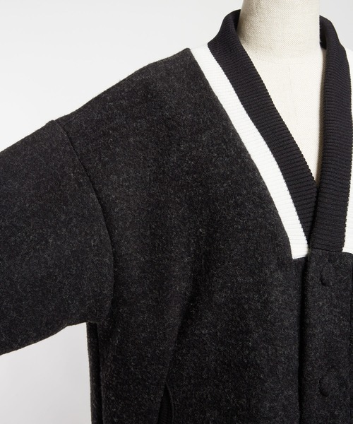 gomme(ゴム)の「モッサジャージ バルーンカーディガン(カーディガン/ボレロ・レディース・チャコールグレー/ブラック・MEDIUM)」の19枚目の写真