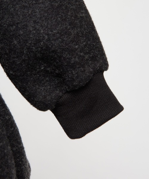 gomme(ゴム)の「モッサジャージ バルーンカーディガン(カーディガン/ボレロ・レディース・チャコールグレー/ブラック・MEDIUM)」の20枚目の写真