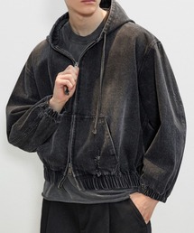V2（ブイツー）の「V2／デニムフードジャケット（デニムジャケット）」