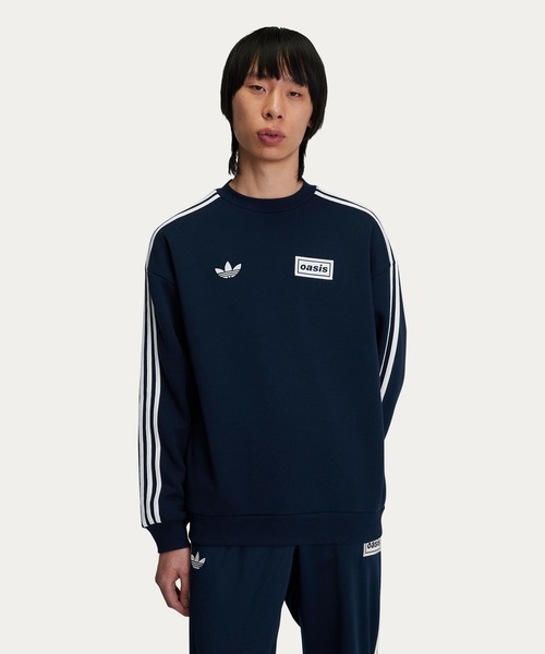 adidas Originals × Oasis ツアー オーバーサイズ クルーネック