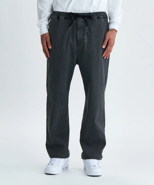 DC SHOES(ディーシーシューズ)の「25 WIDE PANT /DCストレッチウエストゴムワイドシルエットパンツ(その他パンツ・メンズ・インディゴブルー/ライトブルー/カーキ/ブラック/ブラック系その他・MEDIUM/X-LARGE/LARGE)」の3枚目の写真