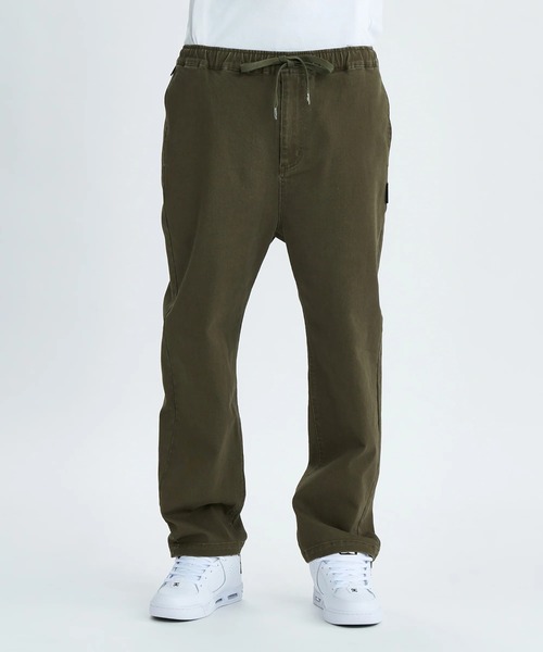 DC SHOES(ディーシーシューズ)の「25 WIDE PANT /DCストレッチウエストゴムワイドシルエットパンツ(その他パンツ・メンズ・インディゴブルー/ライトブルー/カーキ/ブラック/ブラック系その他・MEDIUM/X-LARGE/LARGE)」の4枚目の写真