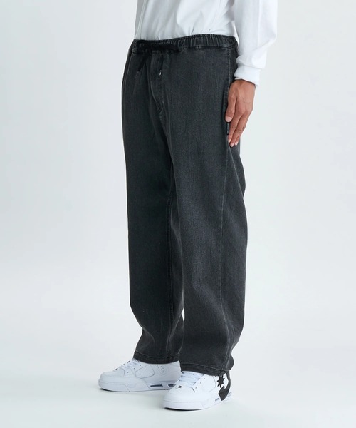 DC SHOES(ディーシーシューズ)の「25 WIDE PANT /DCストレッチウエストゴムワイドシルエットパンツ(その他パンツ・メンズ・インディゴブルー/ライトブルー/カーキ/ブラック/ブラック系その他・MEDIUM/X-LARGE/LARGE)」の9枚目の写真