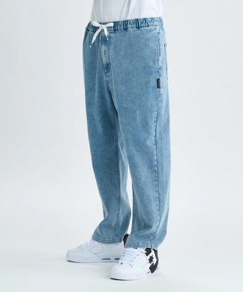 DC SHOES(ディーシーシューズ)の「25 WIDE PANT /DCストレッチウエストゴムワイドシルエットパンツ(その他パンツ・メンズ・インディゴブルー/ライトブルー/カーキ/ブラック/ブラック系その他・MEDIUM/X-LARGE/LARGE)」の13枚目の写真