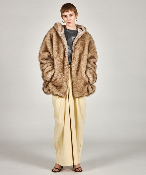 PRANK PROJECT（プランクプロジェクト）の「ドレープフロントスウェットパンツ / Drape Front Sweat Pants（スウェットパンツ・レディース・イエロー/チャコールグレー/ブラック・34/36/38）」の7枚目の写真