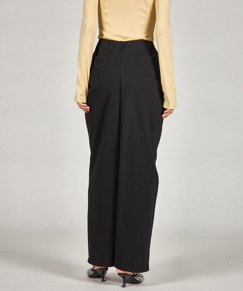 PRANK PROJECT（プランクプロジェクト）の「ドレープフロントスウェットパンツ / Drape Front Sweat Pants（スウェットパンツ・レディース・イエロー/チャコールグレー/ブラック・34/36/38）」の10枚目の写真