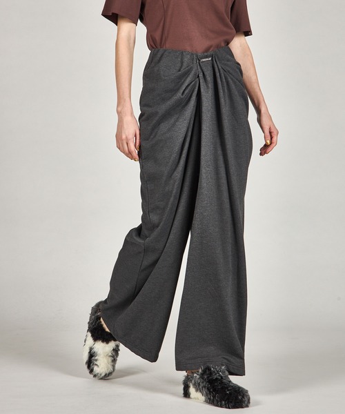 ドレープフロントスウェットパンツ / Drape Front Sweat Pants