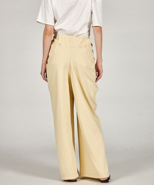 PRANK PROJECT（プランクプロジェクト）の「ドレープフロントスウェットパンツ / Drape Front Sweat Pants（スウェットパンツ・レディース・イエロー/チャコールグレー/ブラック・34/36/38）」の21枚目の写真