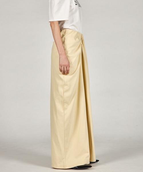 PRANK PROJECT（プランクプロジェクト）の「ドレープフロントスウェットパンツ / Drape Front Sweat Pants（スウェットパンツ・レディース・イエロー/チャコールグレー/ブラック・34/36/38）」の22枚目の写真