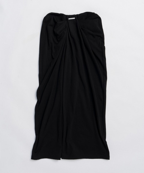 PRANK PROJECTドレープフロントジャージパンツ 黒 PRANK PROJECT（プランクプロジェクト） パンツ ドレープフロント