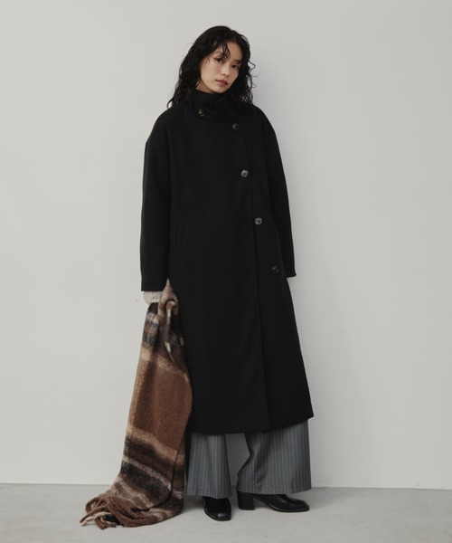 Aunt Marie's(アントマリーズ)の「チェックボリュームマフラー(マフラー・レディース・ブラック/ブラウン/ブルー・FREE)」の15枚目の写真