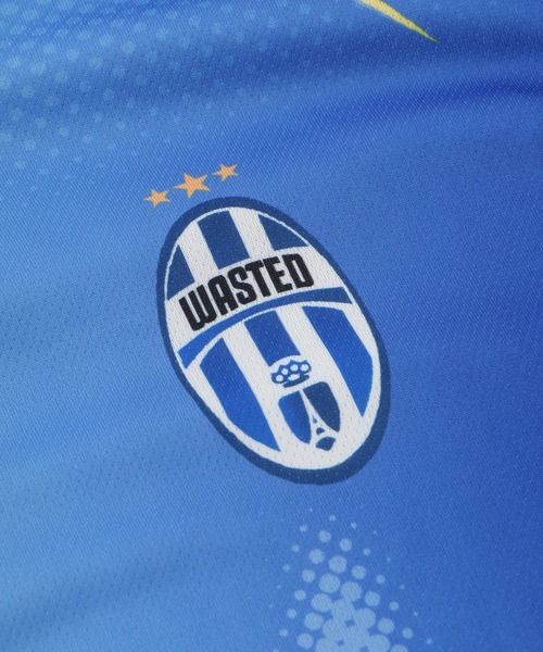 WASTED PARIS(ウェイステッドパリス)の「WASTED PARIS AMBROSIANA FOOTBALL JERSEY(Tシャツ/カットソー・メンズ・ブルー・L)」の5枚目の写真