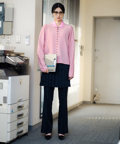 NON TOKYO(ノントーキョー)の「GLITTER CARDIGAN(カーディガン/ボレロ・レディース・グリーン/シルバー/ピンク・1/2)」の11枚目の写真