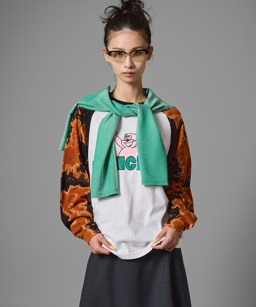 NON TOKYO(ノントーキョー)の「GLITTER CARDIGAN(カーディガン/ボレロ・レディース・グリーン/シルバー/ピンク・1/2)」の9枚目の写真