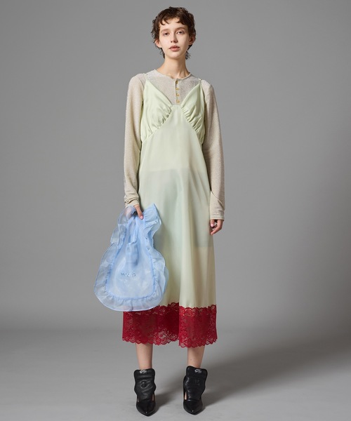 NON TOKYO(ノントーキョー)の「GLITTER CARDIGAN(カーディガン/ボレロ・レディース・グリーン/シルバー/ピンク・1/2)」の10枚目の写真