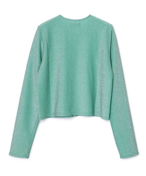 NON TOKYO(ノントーキョー)の「GLITTER CARDIGAN(カーディガン/ボレロ・レディース・グリーン/シルバー/ピンク・1/2)」の15枚目の写真