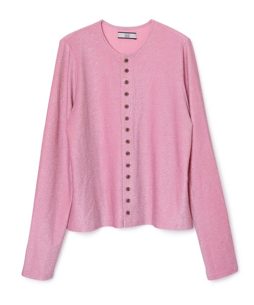 NON TOKYO(ノントーキョー)の「GLITTER CARDIGAN(カーディガン/ボレロ・レディース・グリーン/シルバー/ピンク・1/2)」の16枚目の写真