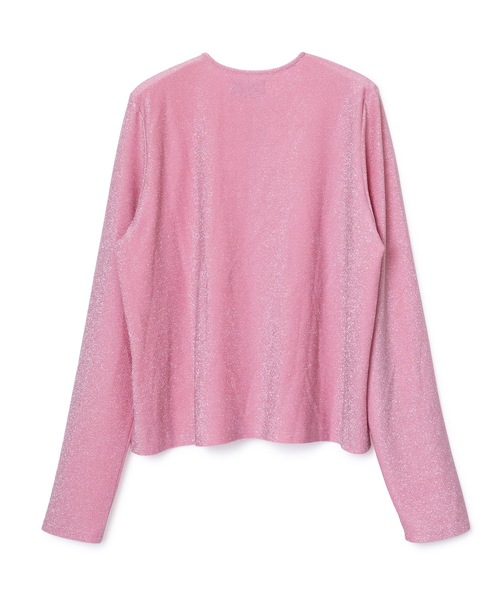 NON TOKYO(ノントーキョー)の「GLITTER CARDIGAN(カーディガン/ボレロ・レディース・グリーン/シルバー/ピンク・1/2)」の18枚目の写真
