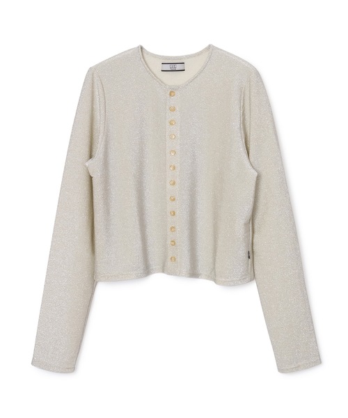 NON TOKYO(ノントーキョー)の「GLITTER CARDIGAN(カーディガン/ボレロ・レディース・グリーン/シルバー/ピンク・1/2)」の17枚目の写真